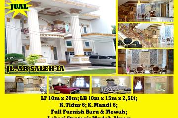 Alfa Property - Dijual Rumah di Jl. AR Saleh IA Kota Pontianak - 2.5 Lantai, 6 Kamar Tidur, LT 200m2, LB 375m2