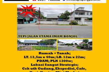 Alfa Property - Disewakan Tanah di Jalan Imam Bonjol Pontianak - Luas Tanah 540 m2