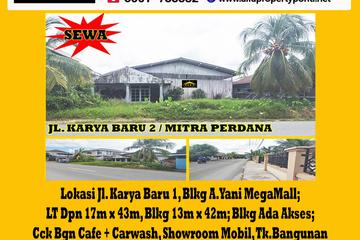 Alfa Property - Disewakan Tanah di Mitra Perdana Kota Pontianak - Luas 1277 m2