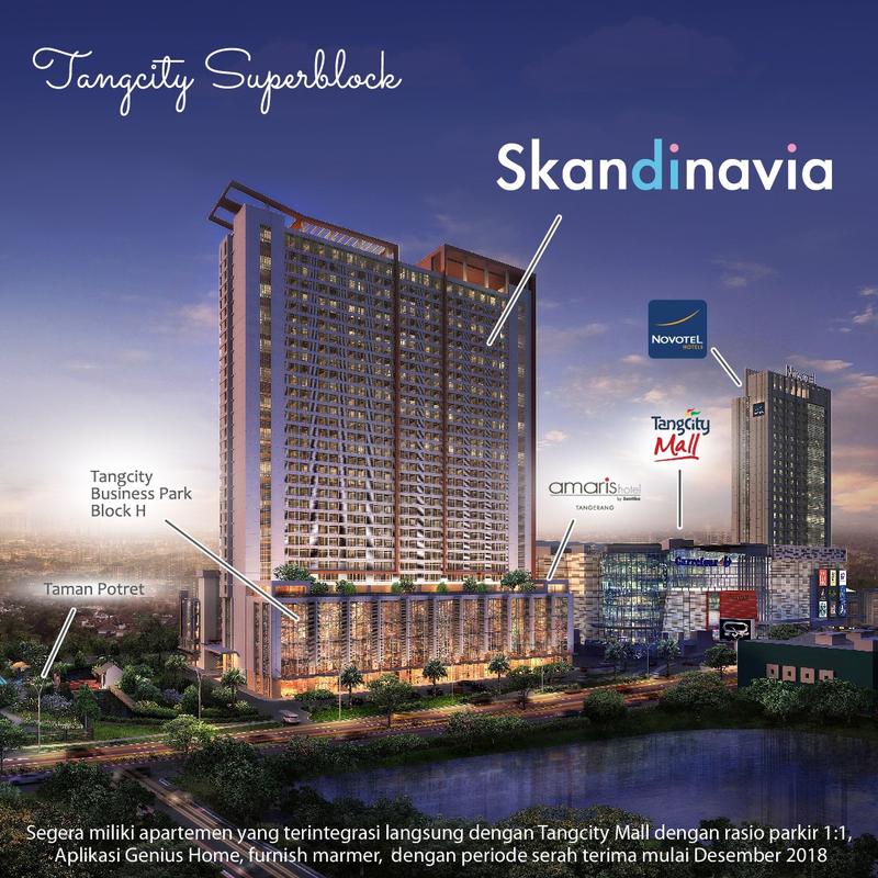 Dijual Apartemen Skandinavia Tangerang - Bayar 10 Juta Langsung Huni