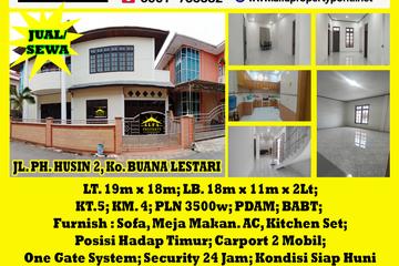 Alfa Property - Dijual Rumah di Buana Lestari Pontianak - 2 Lantai, 5 Kamar Tidur