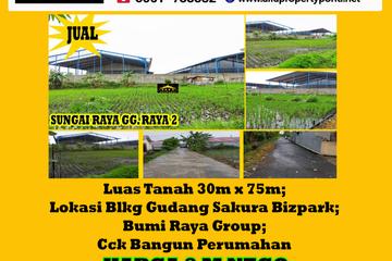 Alfa Property - Dijual Tanah di Jl. Sungai Raya Dalam, Gg. Raya 2, Pontianak - Luas Tanah 2250m2