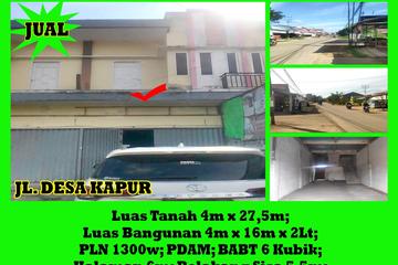 Alfa Property - Dijual Ruko 2 Lantai di Jalan Desa Kapur Kota Pontianak - LT 110m2 | LB 128m2