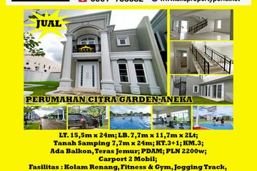 Alfa Property - Dijual Rumah di Citra Garden Aneka Pontianak - 2 Lantai, 3+1 Kamar Tidur, LT 372m2, LB 180m2