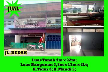 Alfa Property - Dijual Ruko di Jalan Kedah Pontianak - 2 Lantai, LT 88m2, LB 129m2