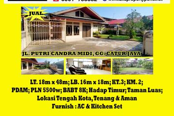 Alfa Property - Dijual Rumah di Jl. Putri Candra Midi, Gg. Catur Jaya, Pontianak - 3 Kamar TIdur | LT 864m2 | LB 288m2