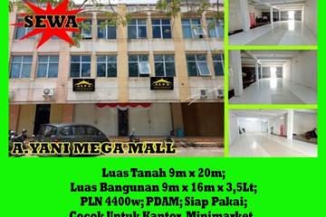 Alfa Property Disewakan Ruko 3.5 Lantai di Ahmad Yani Mega Mall Kota Pontianak