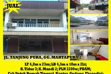 Alfa Property Dijual Rumah 2 Lantai di Jl. Tanjung Pura Gg. Martapura 2 Kota Pontianak