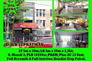 Alfa Property Disewakan Ruko 3.5 Lantai di Jalan WR Supratman Pontianak