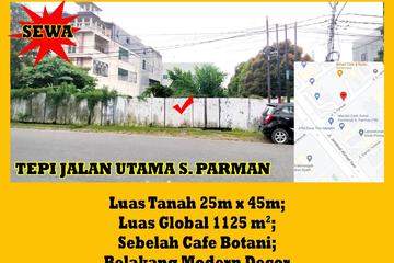 Alfa Property Disewakan Tanah di Jalan S. Parman Pontianak - Luas 1125m2