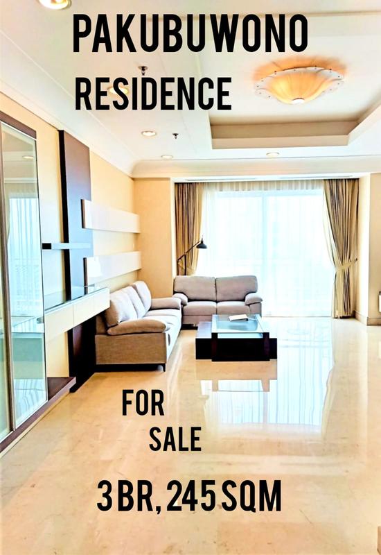 Apartemen Pakubuwono Residence Dijual, Perfect for Investor, 3 BR, 245 sqm, Get Refund from Rental, Direct Owner - YANI LIM 08174969303