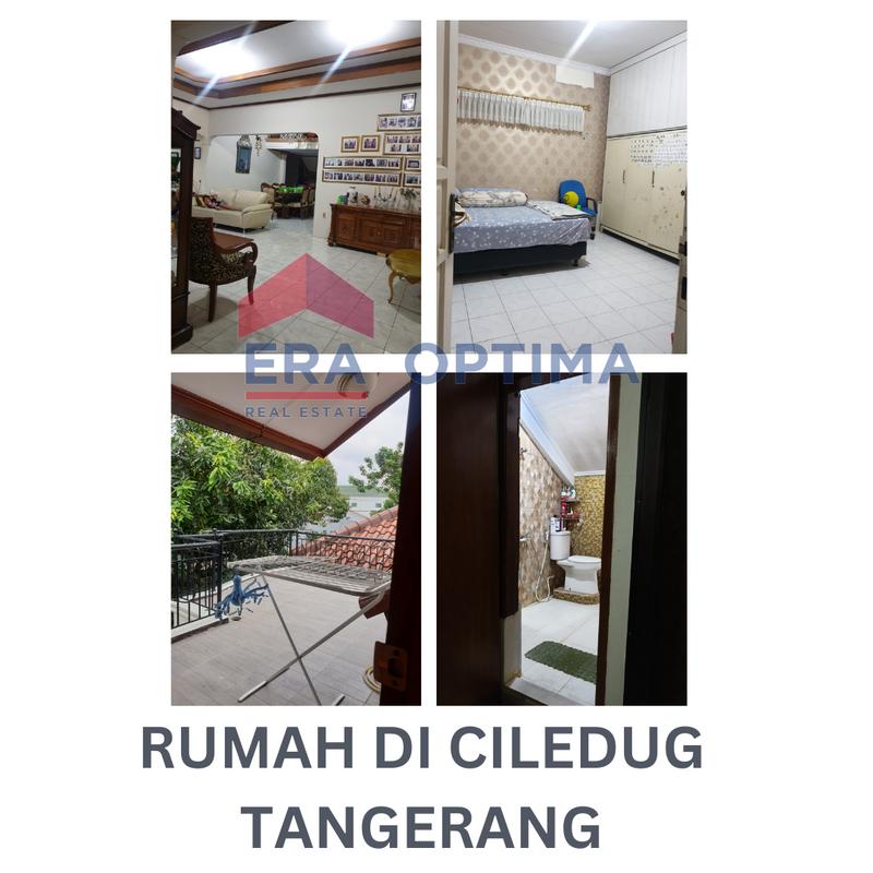 Rumah Dijual di Ciledug Tangerang - 2 Lantai, 4+1 Kamar Tidur