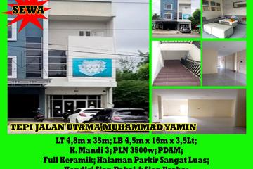 Alfa Property Disewakan Ruko 3 1/2 Lantai di Jalan Muhammad Yamin Pontianak