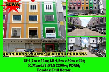 Alfa Property Disewakan Ruko 4 Lantai di Komplek Central Perdana Pontianak