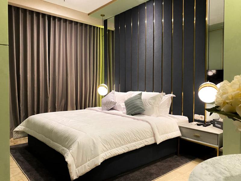 Sewa Harian Apartemen Mewah Art Deco Bandung - Studio Full Furnished, Private Jacuzzi