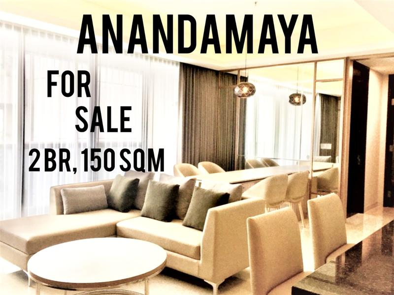 Anandamaya Residence Apartment for Rent/Sale, 2BR, 150 sqm, High Floor, Best View - YANI LIM 08174969303