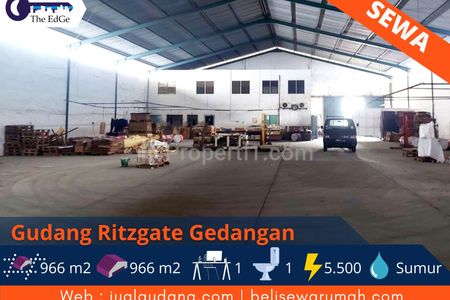 Disewakan Gudang Ritzgate Gedangan Sidoarjo - The EdGe