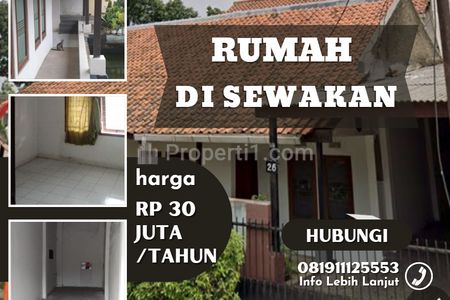 Rumah Disewakan di Cijagra, Lengkong, Bandung - 2 Kamar Tidur
