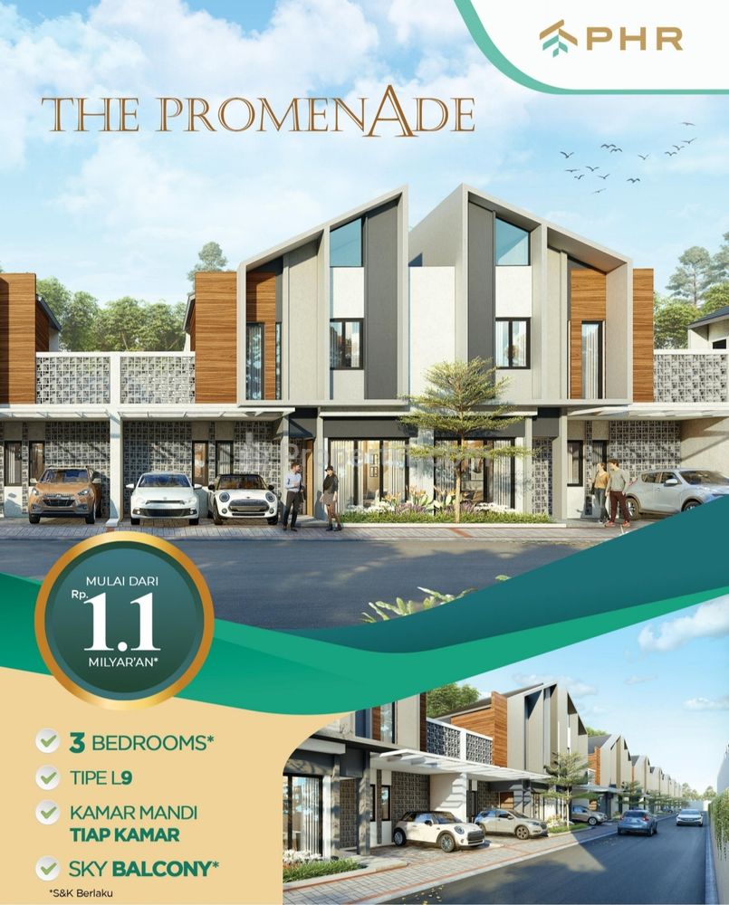 Jual Hunian Mewah Terbaru The Promenade di Prima Harapan Regency Bekasi