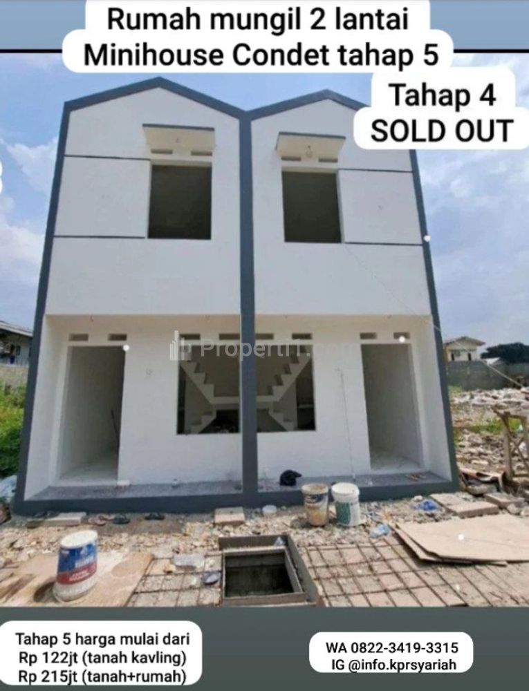 Dijual 200 Jutaan Rumah Mungil Condet Tahap 5 Kramatjati Jakarta Timur