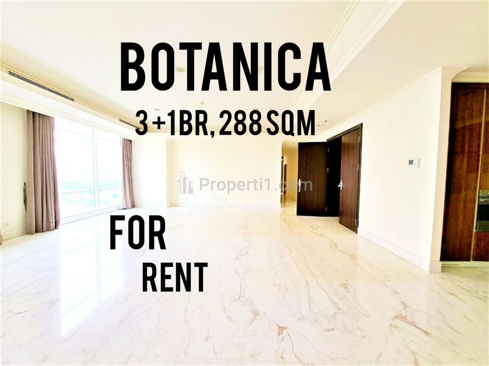 Sewa Apartemen Botanica Simprug, 3+1 BR, 288 sqm, Well Maintained Unit, Direct Owner - YANI lim 08174969303
