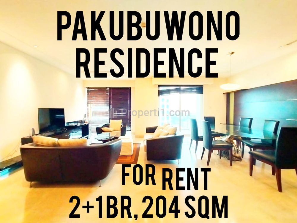 Pakubuwono Residence Apartment for Rent, Ready to Move In, 2+1 BR, 204 sqm, Direct Owner - YANI LIM 08174969303
