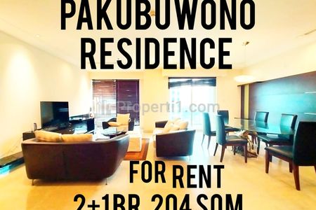 Pakubuwono Residence Apartment for Rent, Ready to Move In, 2+1 BR, 204 sqm, Direct Owner - YANI LIM 08174969303