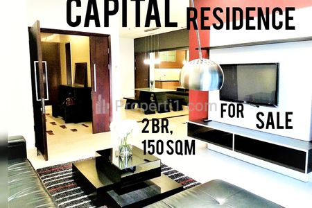 Apartemen Capital Residence Dijual, 2 BR, 150 sqm, Very Well Maintaned unit, Direct Owner - YANI LIM 08174969303