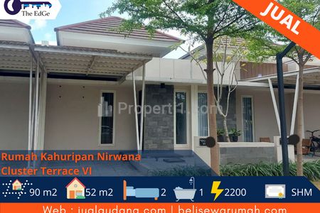 Jual Rumah 2 Kamar di Perumahan Kahuripan Nirwana Cluster Terrace VI, Buduran, Sidoarjo