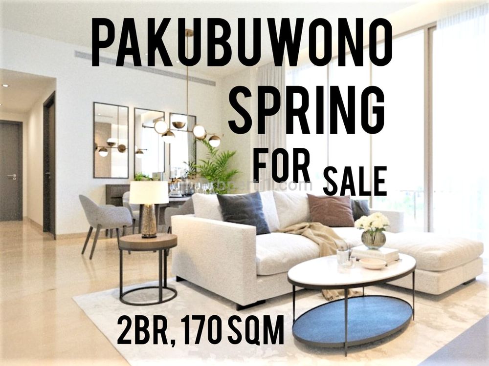 Jual Apartemen Pakubuwono Spring Termurah, 2 BR, 170 sqm, Furnished, High Floor, Best City View - YANI LIM 08174969303