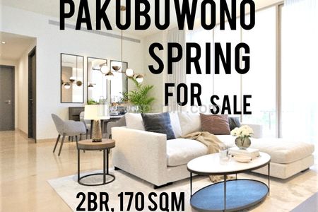 Jual Apartemen Pakubuwono Spring Termurah, 2 BR, 170 sqm, Furnished, High Floor, Best City View - YANI LIM 08174969303