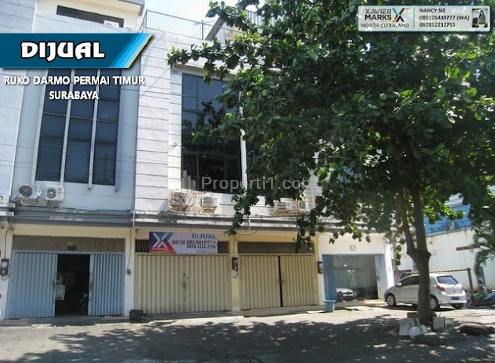 Dijual TURUN HARGA 2 Ruko Dijadikan 1 Ruko di Raya Darmo Permai Timur Surabaya