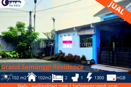 Dijual Rumah Grand Semanggi  Residence Wonorejo Rungkut Surabaya - The EdGe