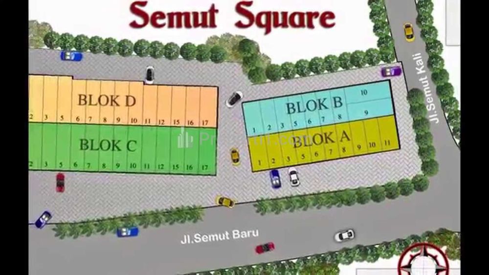 Dijual Ruko Semut Square di Daerah Semut Kali Surabaya - Ada Unit Jejer