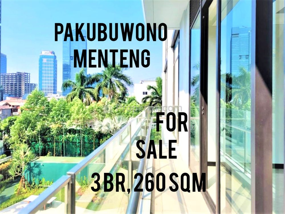 Pakubuwono Menteng Termurah, 3 BR, 260 sqm, Can Combine, Best Price Only IDR 15.5M, Direct Owner - YANI LIM 08174969303