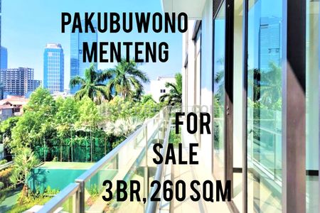 Pakubuwono Menteng Termurah, 3 BR, 260 sqm, Can Combine, Best Price Only IDR 15.5M, Direct Owner - YANI LIM 08174969303