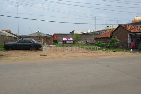 Dijual Tanah Strategis Bangun Ruang Usaha Pinggir Jalan Syeh Quro Plawad Karawang Timur