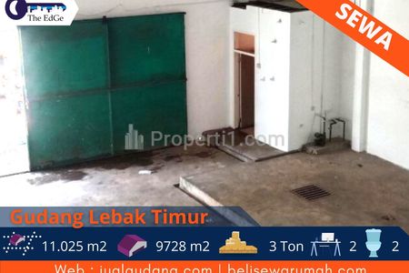 Dijual Gudang Lebak Timur Tambaksari Surabaya - Luas 200 m2 Ada Turbin Ventilator - The EdGe