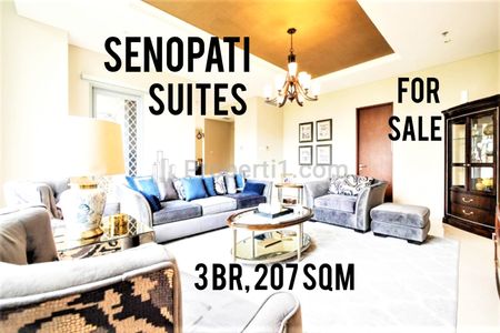 Jual Apartemen Senopati Suites SCBD Tipe 3 BR, 207 sqm, Best View Sudirman, Direct Owner - Yani Lim 08174969303
