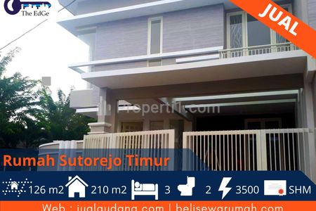 Dijual Rumah 2 Lantai 3 Kamar Tidur di Sutorejo Timur, Mulyorejo, Surabaya  - The EdGe