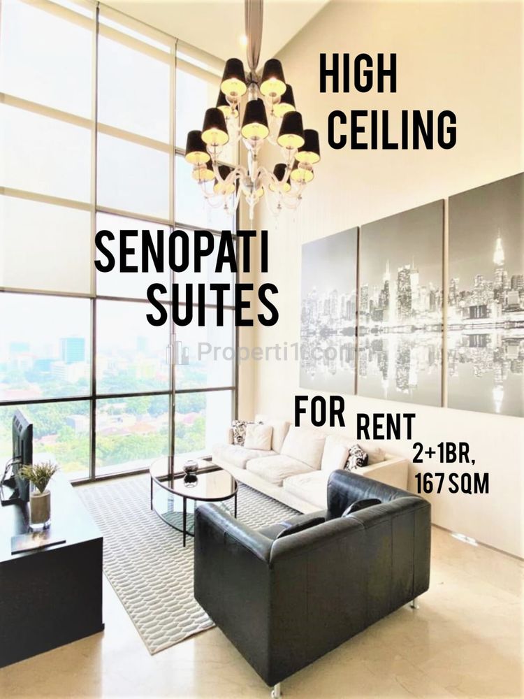 Sewa Apartemen Senopati Suites SCBD, 2+1 BR, 167 sqm, Ready to Move in Direct Owner - YANI LIM 08174969303