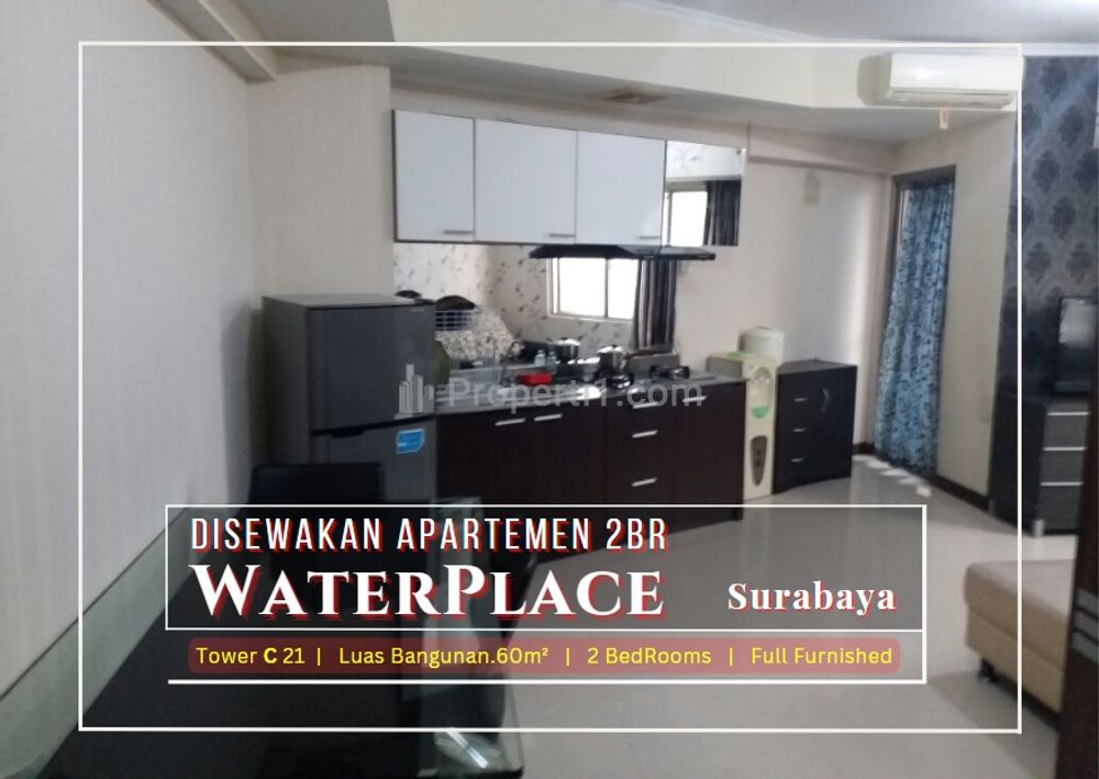 Disewakan/Dijual Apartemen 2BR WaterPlace Residence Tower C, Pakuwon Indah, Surabaya