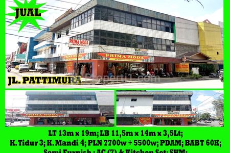 Dijual Ruko 3.5 Lantai di Jalan Pattimura Pontianak - Alfa Property