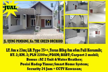 Alfa Property - Dijual Rumah The Green Orchard Kota Pontianak - 2 Kamar Tidur, Luas Tanah 184m2
