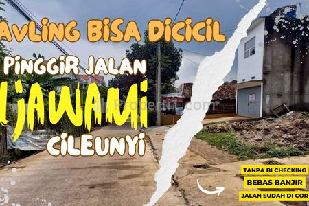 Dijual Tanah Cluster Syariah Pinggir Jalan Aljawami Cileunyi Bandung