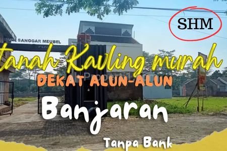 Dipasarkan Tanah Kavling Siap Bangun Tanpa Bank dekat Alun-Alun Banjaran Bandung