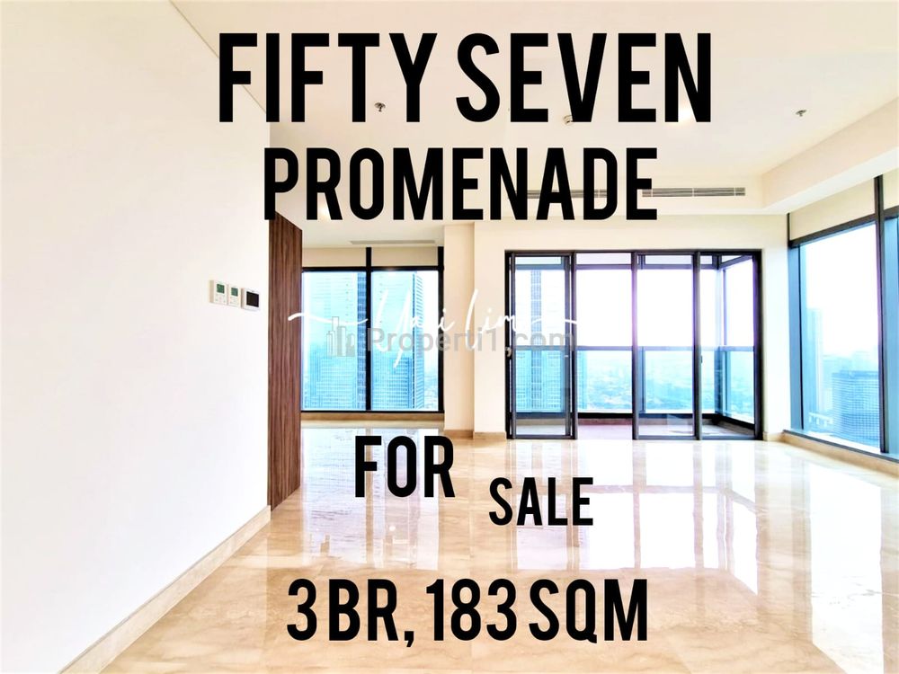 Jual Apartemen 57 Promenade Termurah, 3 BR, 183 sqm, Direct Owner - YANI LIM 08174969303