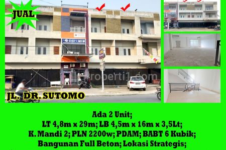 Jual Ruko 3.5 Lantai di Jalan DR Sutomo Kota Pontianak - Alfa Property