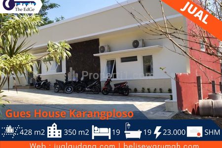 Dijual Rumah Guest House di Karangploso Malang, 15 Menit dari Baloga