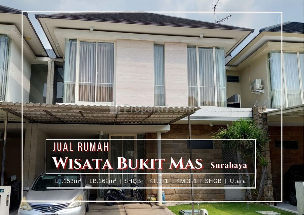Jual Cepat Rumah Mewah, Bagus, Terawat di Wisata Bukit Mas Cluster Du Lyon Surabaya